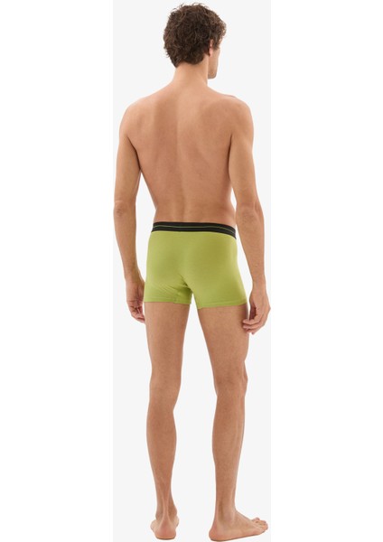Erkek Pamuk Elastan Boxer 40865 - Yeşil fırsatları