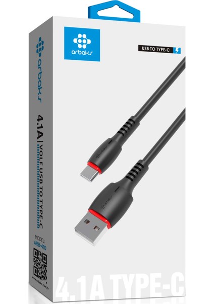 4.1A Volf Turbo Type-C Arbaks Kablo ARB-410