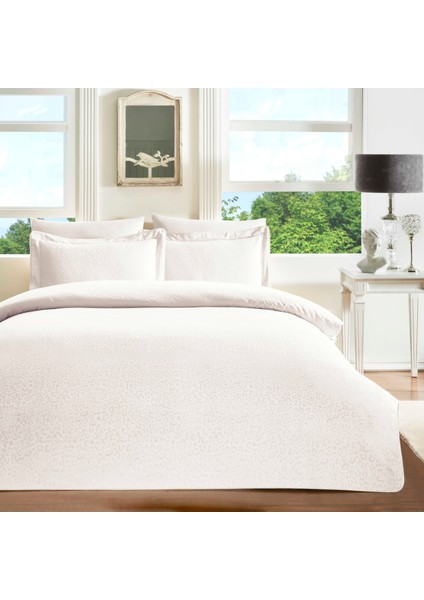 Leo Jakar Çift Kişilik Nevresim Takımı Ekru