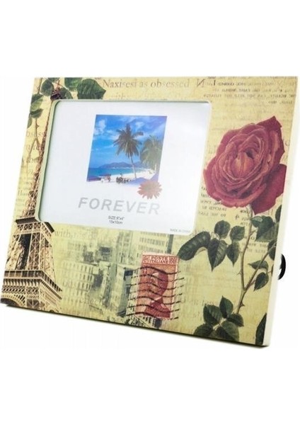 Decotown Dekoratif Desenli Çerçeve Gül Motifli Fotoğraf Çerçevesi fiyatları