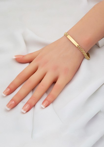 Rolex Kordonlu Çocuk Künyesi 14 Ayar Altın fiyatları