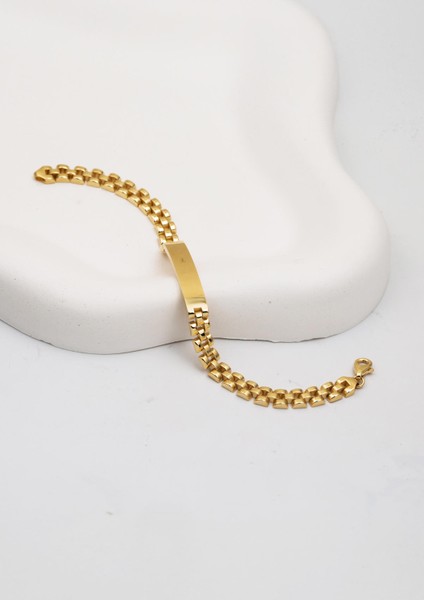 Rolex Kordonlu Çocuk Künyesi 14 Ayar Altın modelleri