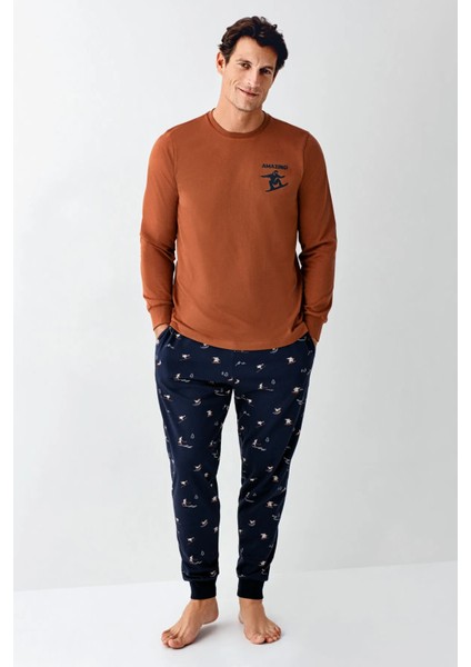 Uzun Kol Erkek Pijama Takım 3516