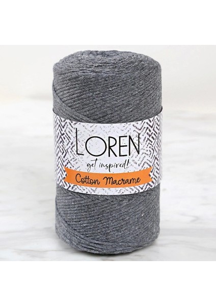 Loren Cotton Macrame Gri - R081 - 34358