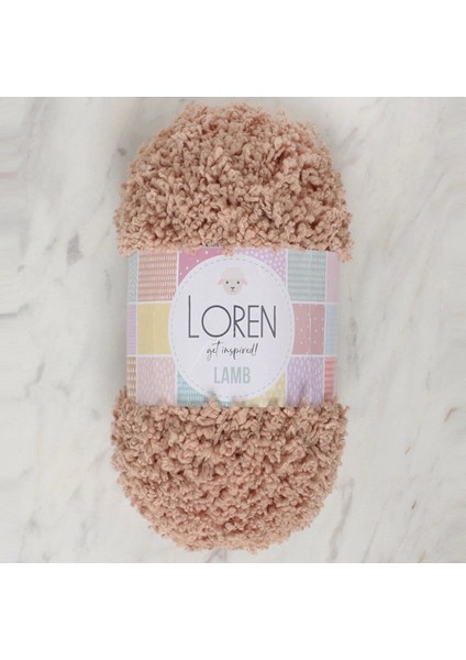 Loren Lamb Bej El Örgü Ipi - R083 - 34421