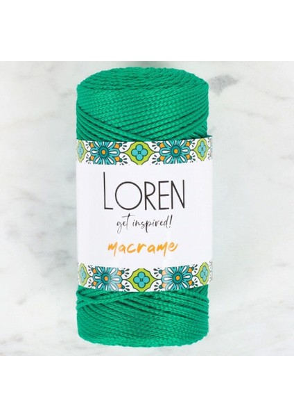 Loren Macrame Yeşil El Örgü Ipi - Rm 0175 - 34339