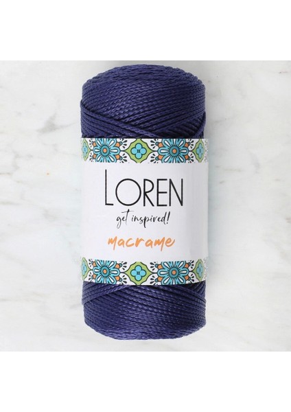 Loren Macrame Lacivert El Örgü Ipi - Rm 0262 - 34353