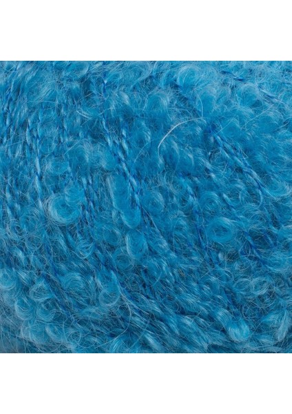 La Mia Alpaca Boucle 50 gr Mavi El Örgü İpi - L339 - 34390 fiyatları