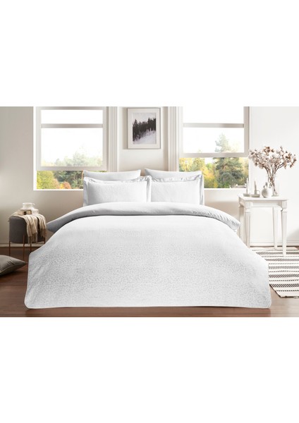 Leo Jakar Çift Kişilik Nevresim Takımı Beyaz modelleri