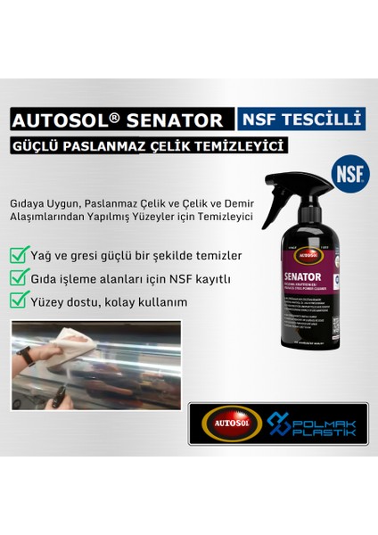 ® Senator Feın Spray - Paslanmaz Çelik Temizleyici