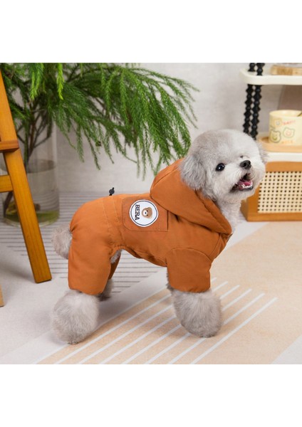 Köpek Kışlık Polar Tulum – Kahverengi – M Beden fiyatları