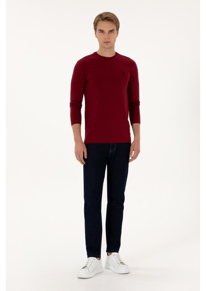 Erkek Bordo Sweatshirt 50307762-VR014 fırsatları