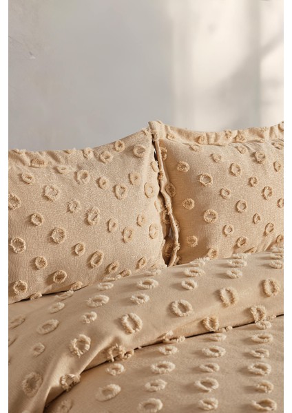 Polina Çift Kişilik Yatak Örtüsü Bej fiyatları