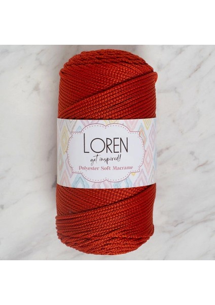 Loren Polyester Soft Macrame Tarçın El Örgü Ipi - LM012 - 34431