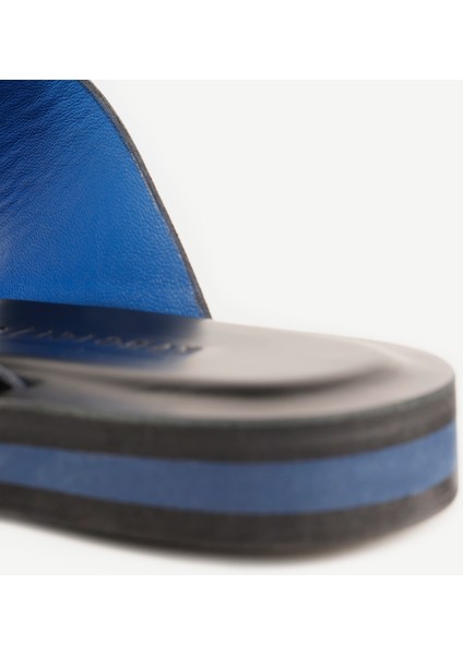 Renkli Astarlı Deri Terlik