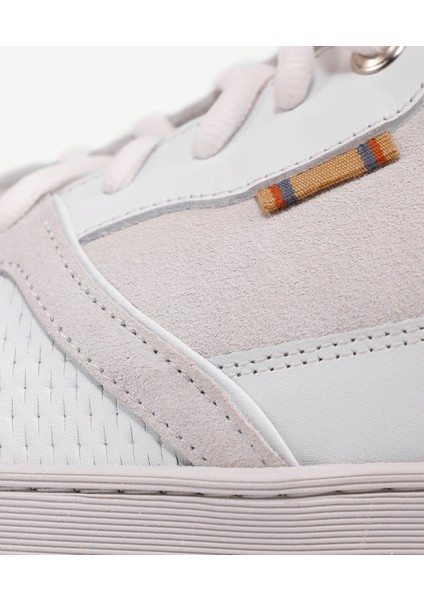 Deri-Süet Detaylı Sneaker