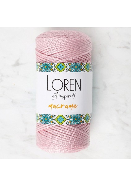 Loren Macrame Toz Pembe El Örgü Ipi - Rm 072 - 34343