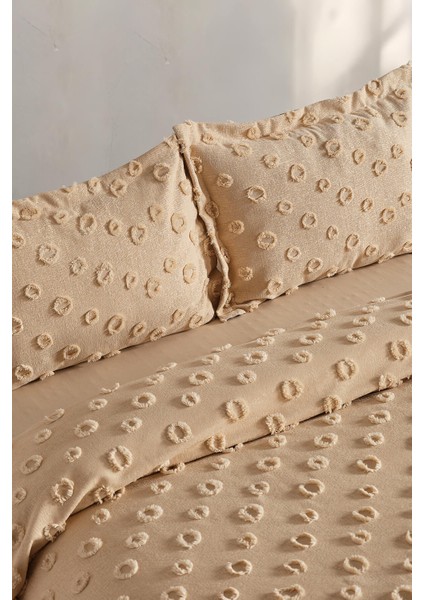 Polina Çift Kişilik Yatak Örtüsü Bej indirimleri