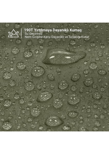 Kingcamp Oasis 250 Ultralight Uyku Tulumu Olive Sol F.