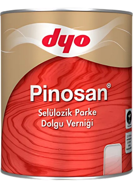 Pinosan Selülozik Parke Dolgu Verniği 0,75L - 2,5l | Ahşap ve Parke Zemin Dolgusu