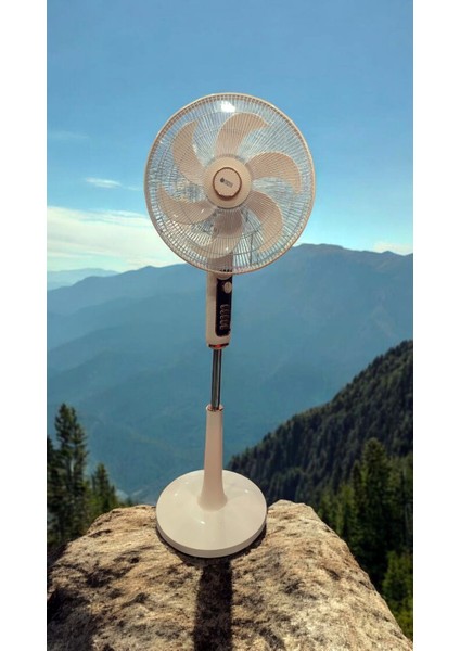 TR-515 Pembe 18 Inç 6 Kanatlı 4 Kademeli Vantilatör