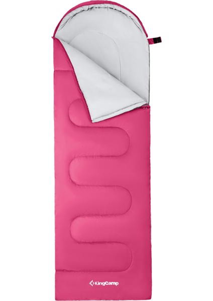 Kingcamp Oasis 250 Ultralight Uyku Tulumu Rosered Sol F.
