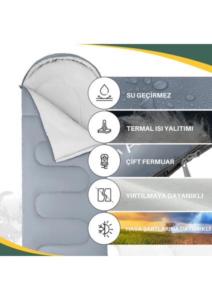 Kingcamp Oasis 250 Ultralight Uyku Tulumu Rosered Sol F. indirimleri