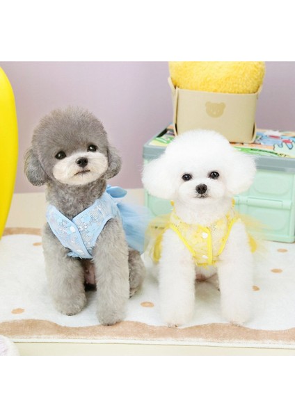 Köpek Elbisesi - Pul Işlemeli - Tül Etekli modelleri