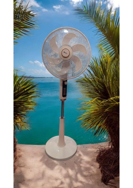 TR-515 Pembe 18 Inç 6 Kanatlı 4 Kademeli Vantilatör fırsatları