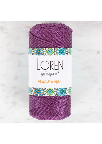 Loren Macrame Mor El Örgü Ipi - Rm 0160 - 34347