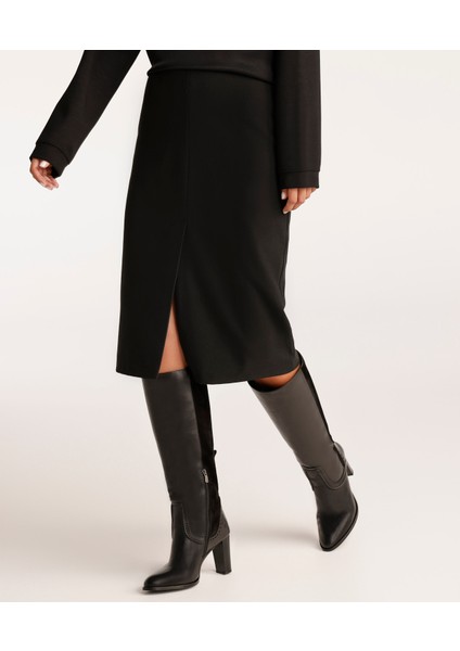 Yırtmaç Detaylı Kalem Etek modelleri