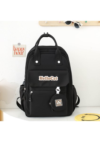 Kadınlar Için Sırt Çantası, Ortaokul Öğrencileri Için Geniş Kapasiteli Sırt Çantası, Kadınlar Için Sevimli ve Hafif Okul Çantası (Yurt Dışından)