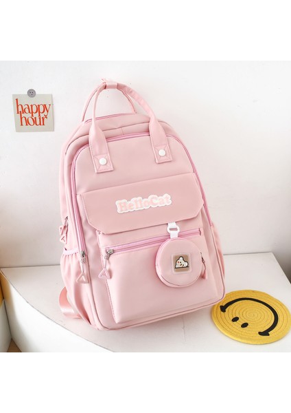 Kadınlar Için Sırt Çantası, Ortaokul Öğrencileri Için Geniş Kapasiteli Sırt Çantası, Kadınlar Için Sevimli ve Hafif Okul Çantası (Yurt Dışından)