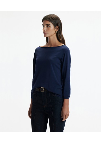 Kayık Yaka 3/4 Triko fiyatları