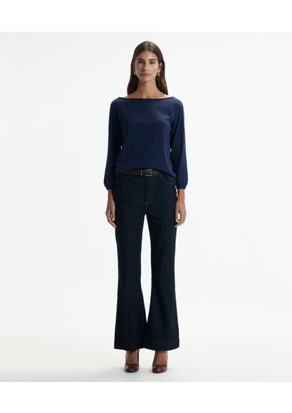 Kayık Yaka 3/4 Triko modelleri