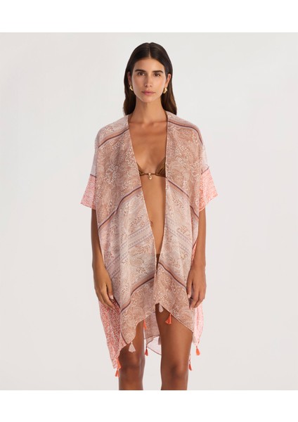 Püskül Detayli Beachwear Tunik