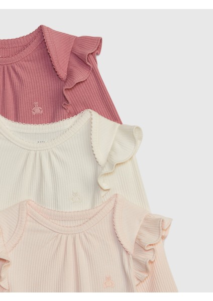 Bebek Bej First Favorites TinyRib 3'lü Bodysuit Seti fiyatları