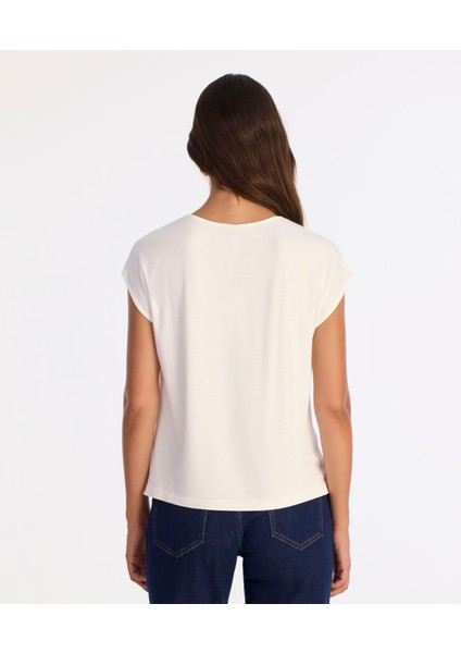 Regular Bisiklet Yaka Kısa Kol Bluz modelleri