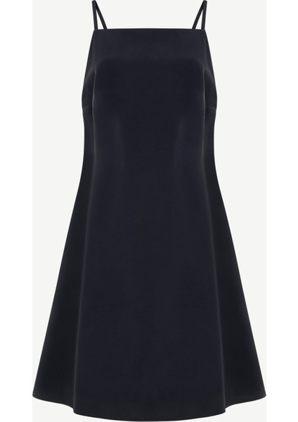 Askılı Kemer Detaylı Mini Elbise