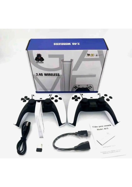 M15 Ps5 Kollu 4K UHD Retro Joystick 128GB Ps1/pes/gta Atari Çift Kişilik Oyun Konsolu 26700 3doyunlu fiyatları