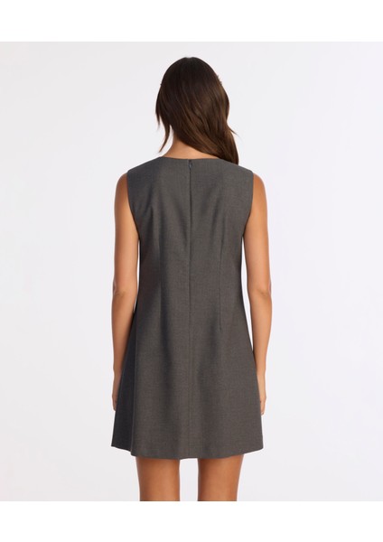 A Form Bisiklet Yaka Kolsuz Elbise fırsatları