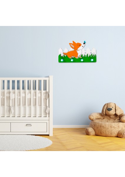 Çocuk Odası Duvar Askısı, Sevimli Köpek Figürlü, Dekoratif modelleri