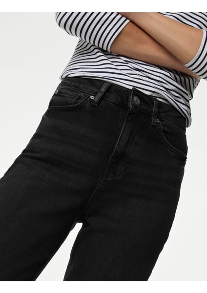 Yüksek Bel Mom Jean Pantolon fırsatları