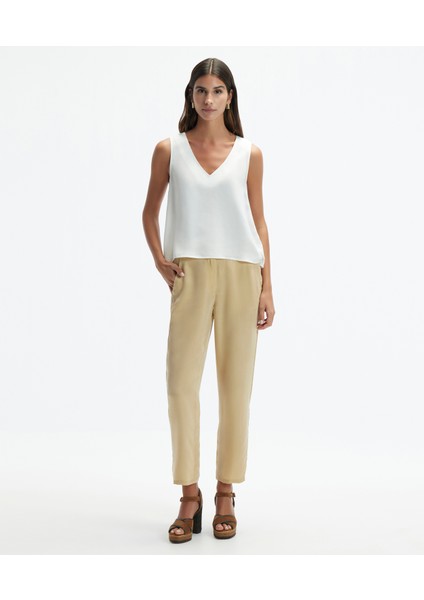 Dar Paça Cropped Pantolon