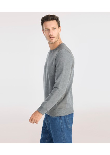 Triko Detaylı Sweatshirt modelleri