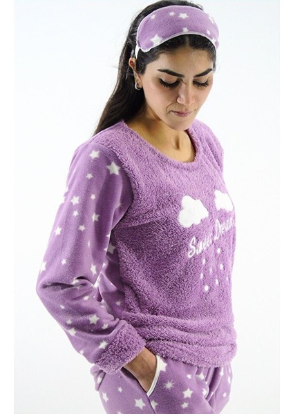 Sıfır Yaka Polar Pijama Takımı fırsatları