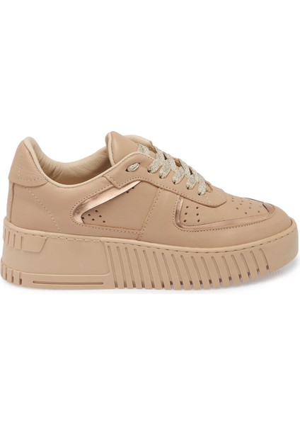 Bej Hakiki Deri Kadın Sneaker - K24S1AY67535-B22 modelleri