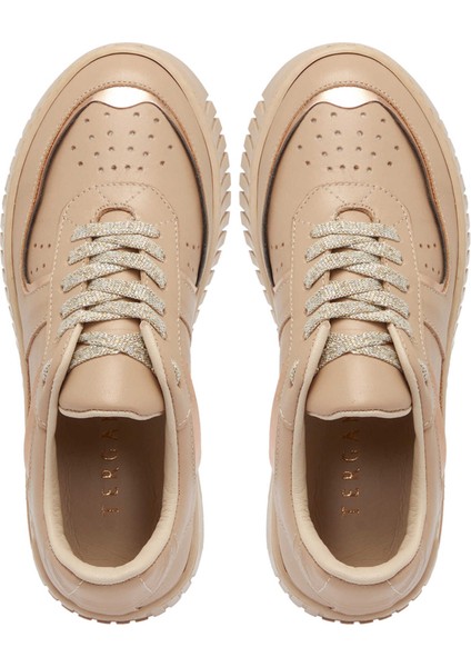 Bej Hakiki Deri Kadın Sneaker - K24S1AY67535-B22 indirimleri
