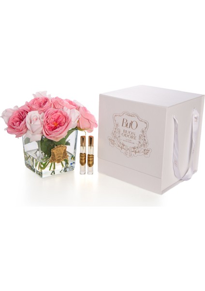 Kare Cam Gold Şakayik Pembe Ev Parfumu | Kaliteli ve Uzun Süre Kalıcı Koku fiyatları