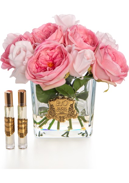 Kare Cam Gold Şakayik Pembe Ev Parfumu | Kaliteli ve Uzun Süre Kalıcı Koku modelleri